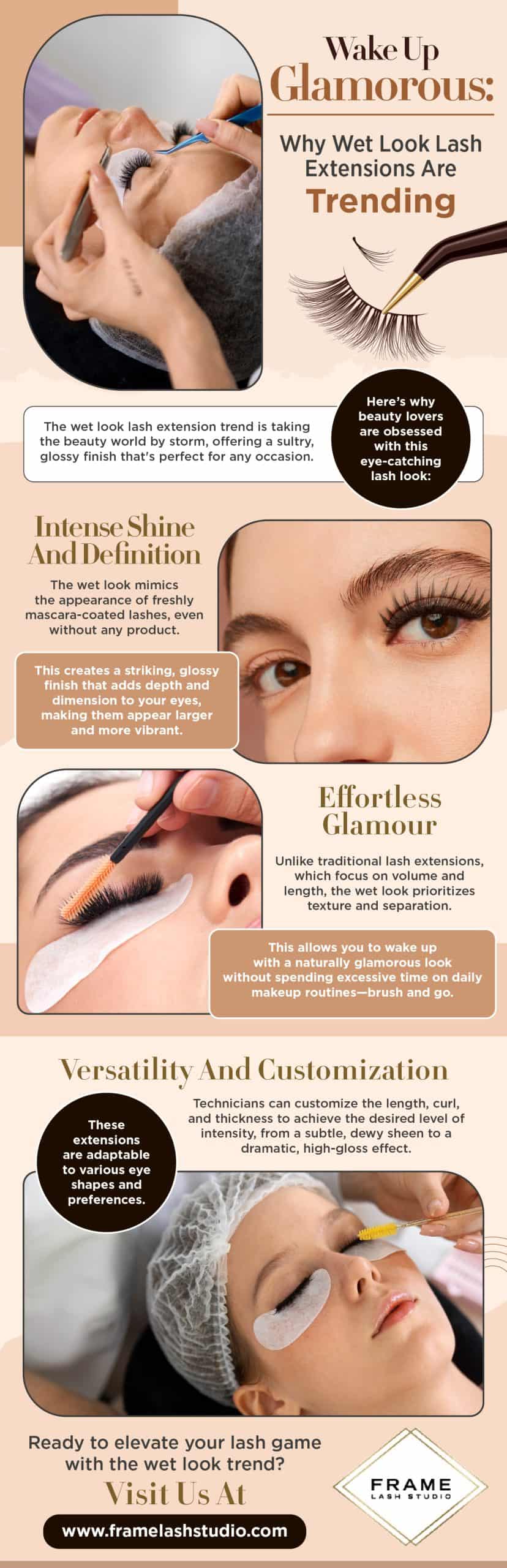 Wet Look Lash Extensions