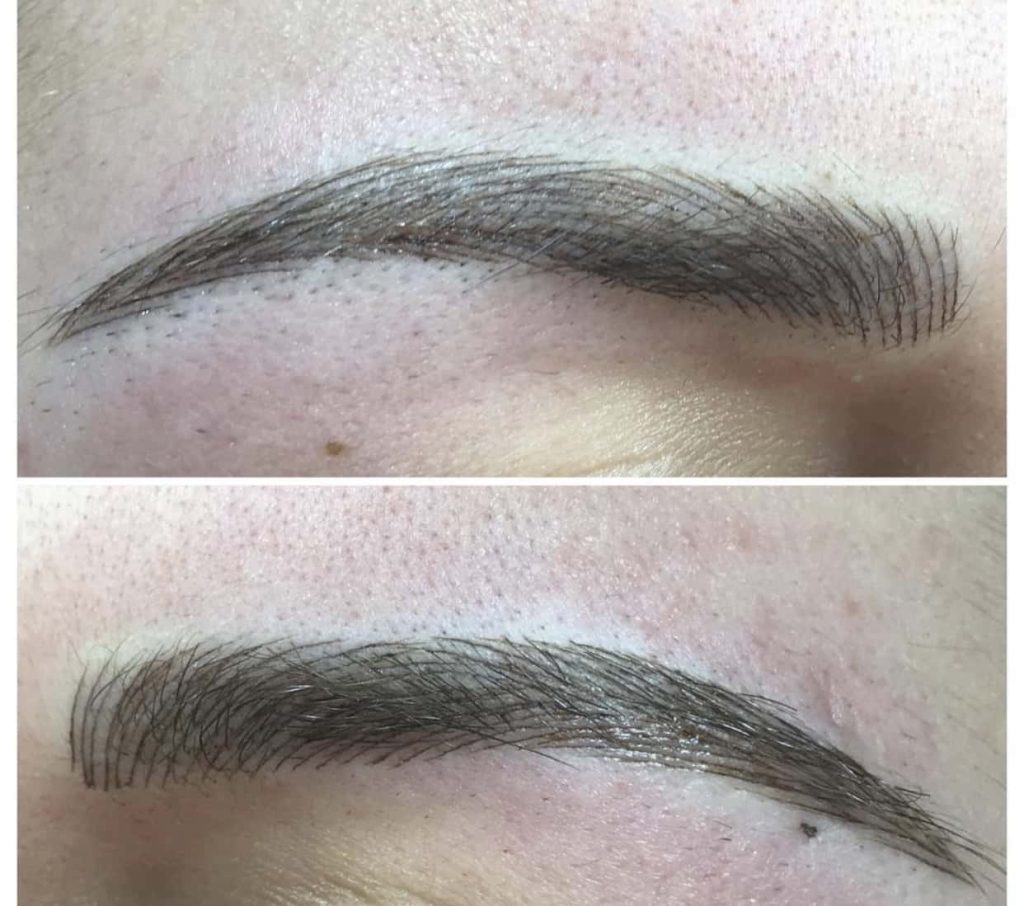 microblading and nano brows oakville healed brows
