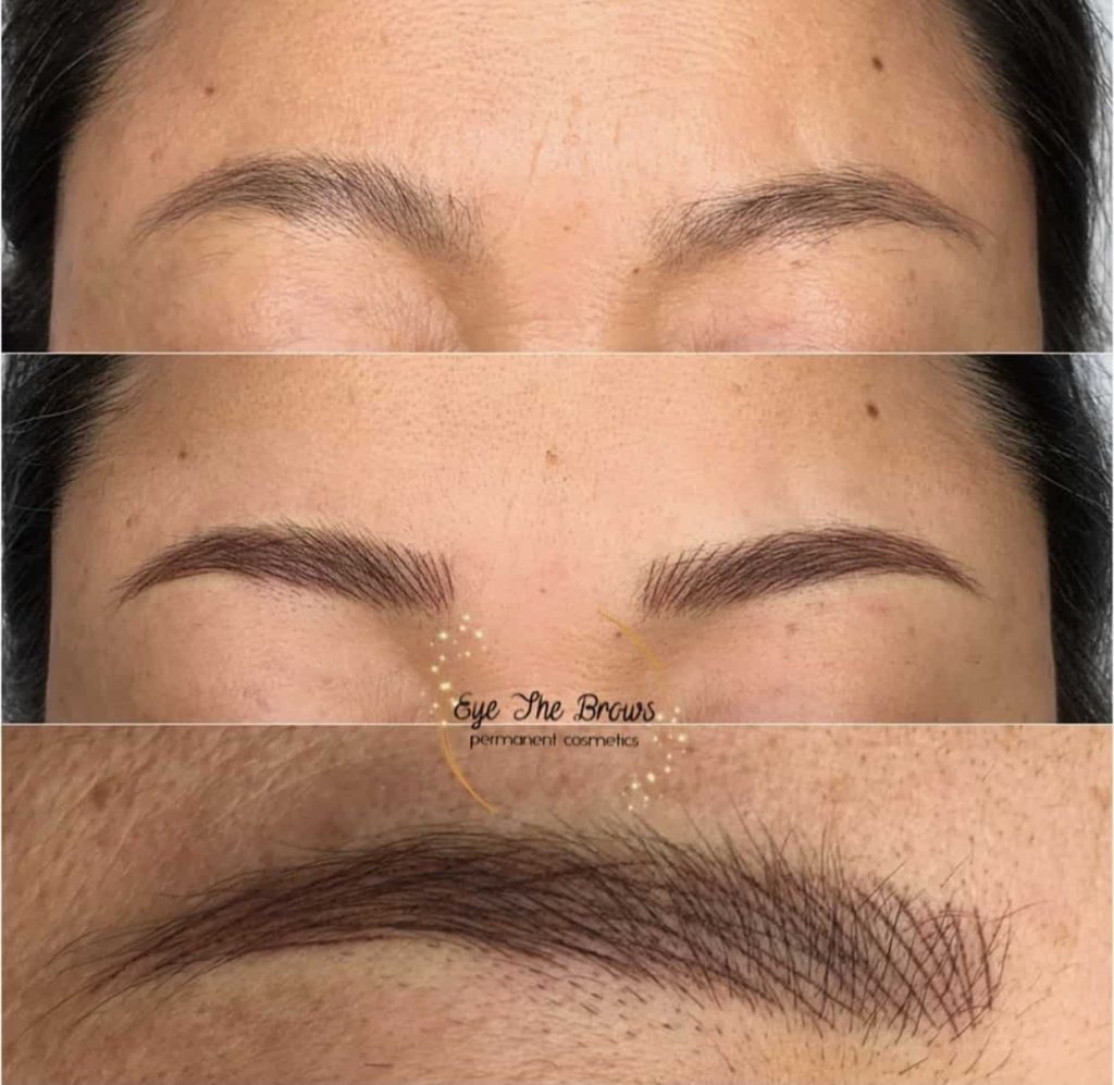 microblading and nano brows oakville results before and after