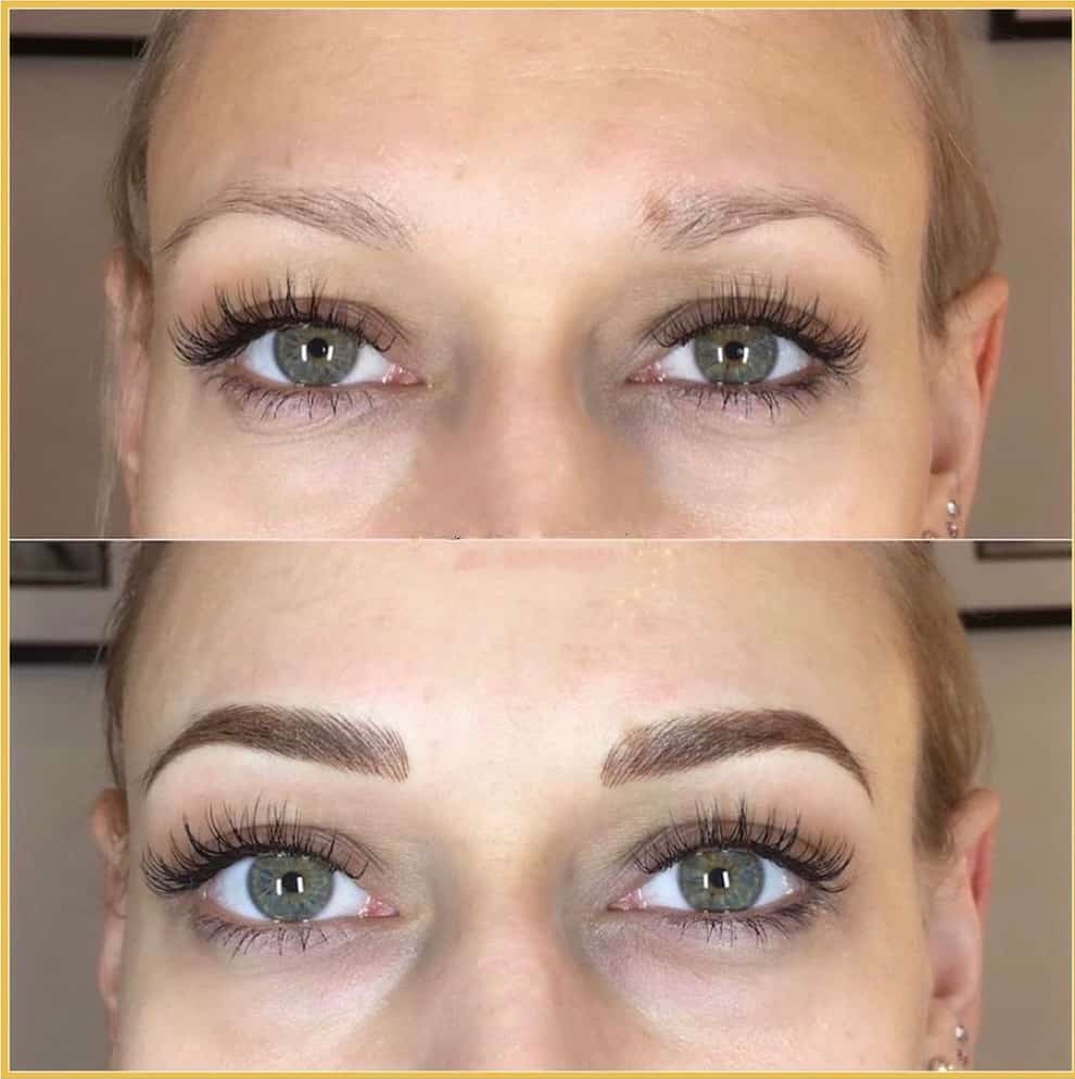 microblading and nano brows oakville transformation
