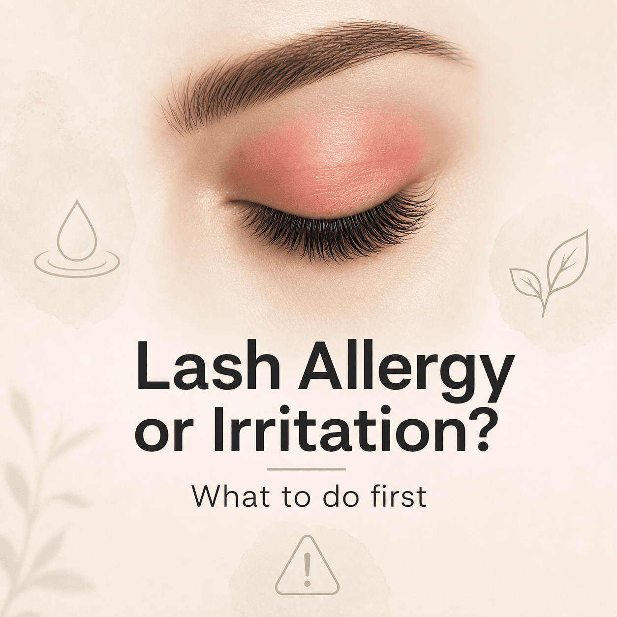 Lash Allergy or Irritation? What To Do First